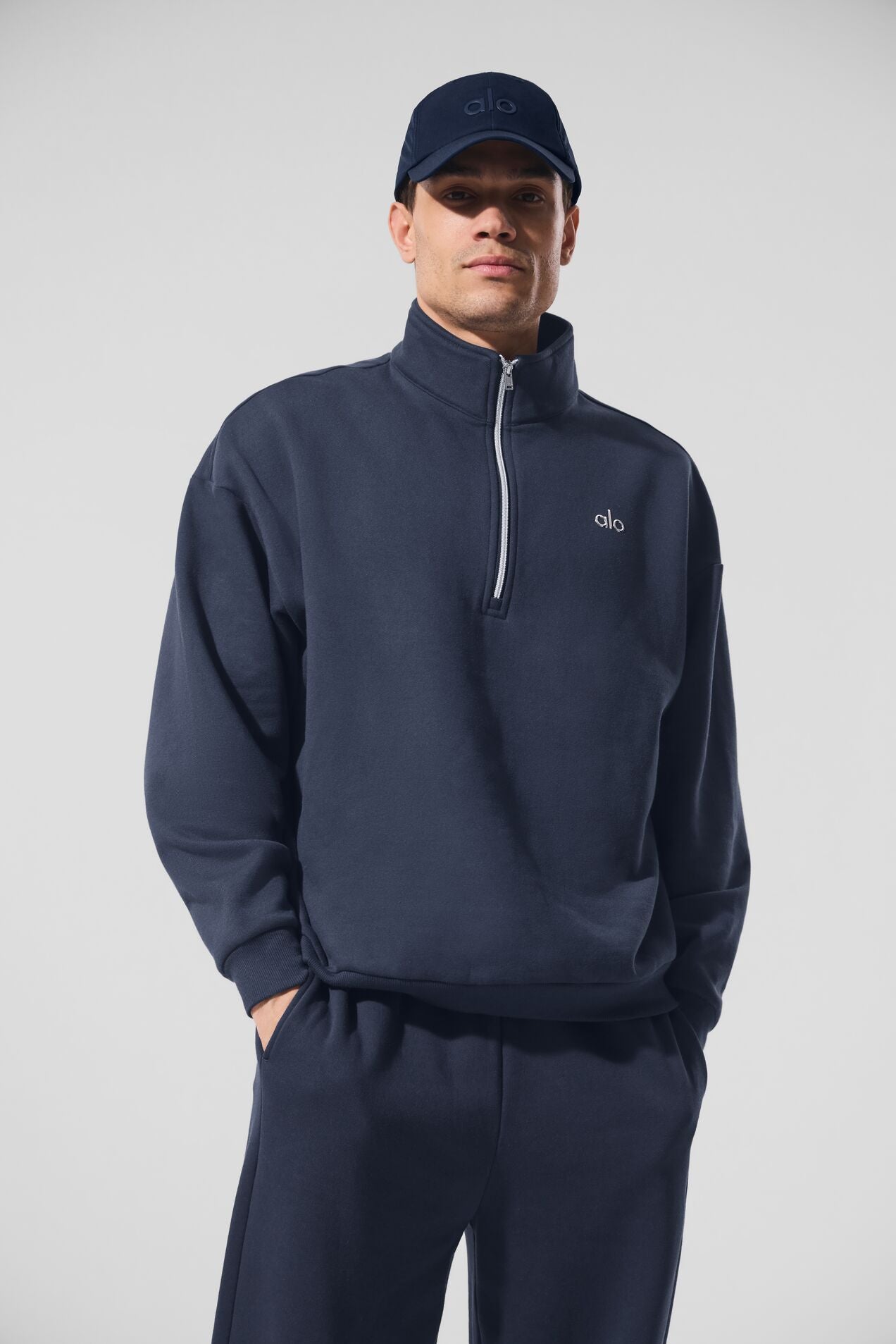 Accolade 1/4 Zip Pullover - Navy – Alo Yoga Mexico