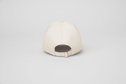Satin Off-Duty Cap - Creme