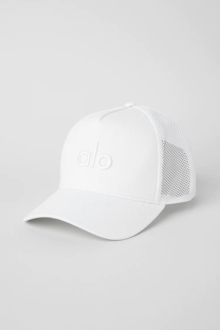 District Trucker Hat White White Alo Yoga Mexico