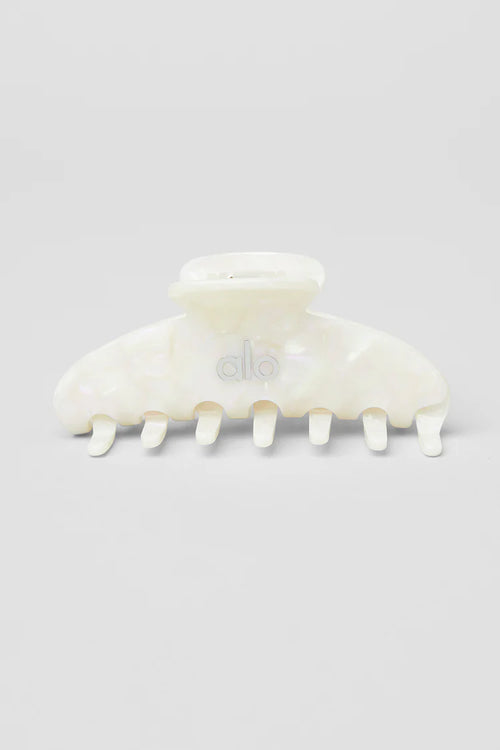 90's Claw Clip - White Pearl