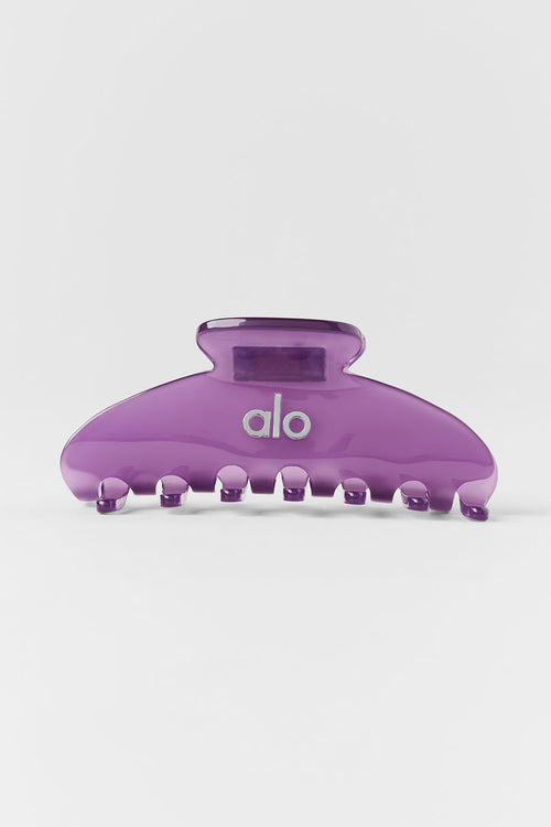 90's Claw Clip - Plum Kiss Clear