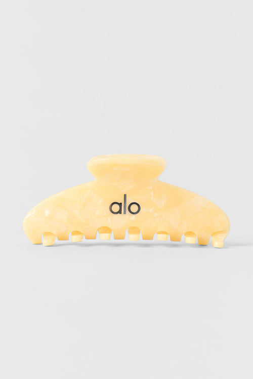 90's Claw Clip - Candlelight Yellow Shell