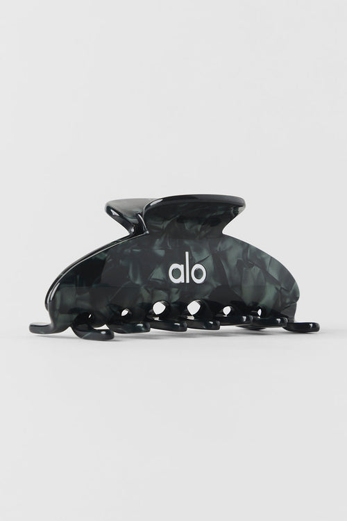 90's Claw Clip - Clover Green Agate