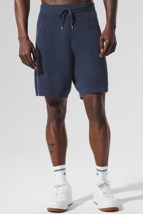 7" Sports Club Sweater Knit Short - Navy