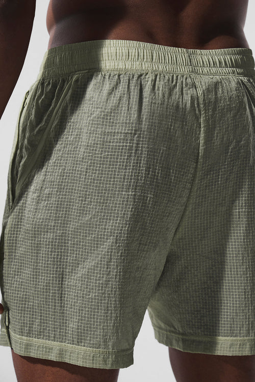 5" Game Time Ripstop 2-In-1 Short - Limestone/Black