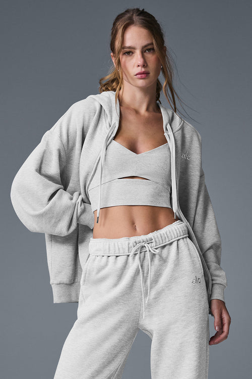 Accolade Full Zip Hoodie - Athletic Heather Grey