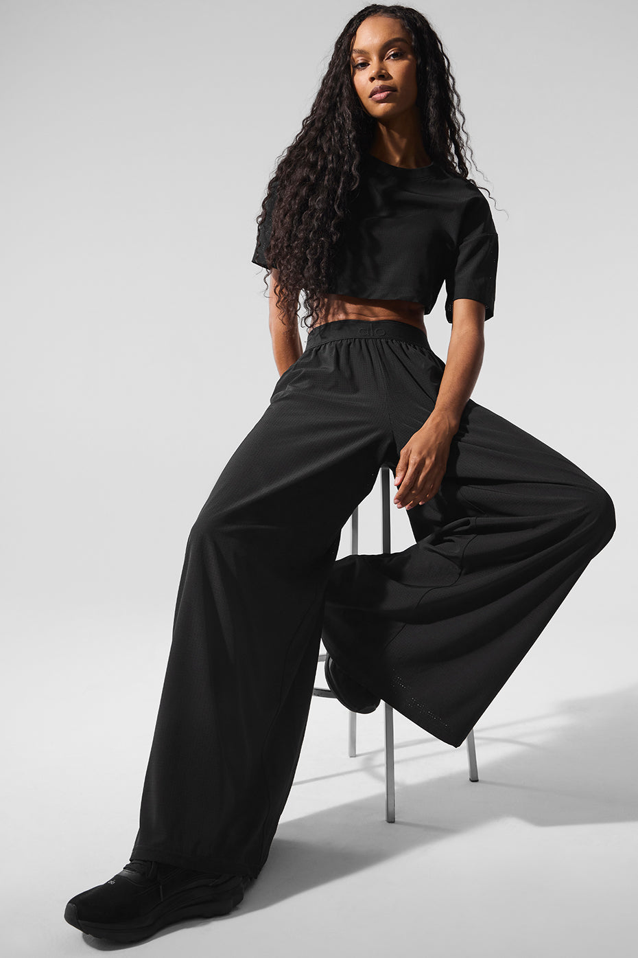 ボトムスその他 \"Alo yoga\" Mesh Mirage Trouser alo Mesh Mirage Trouser in White | REVOLVE