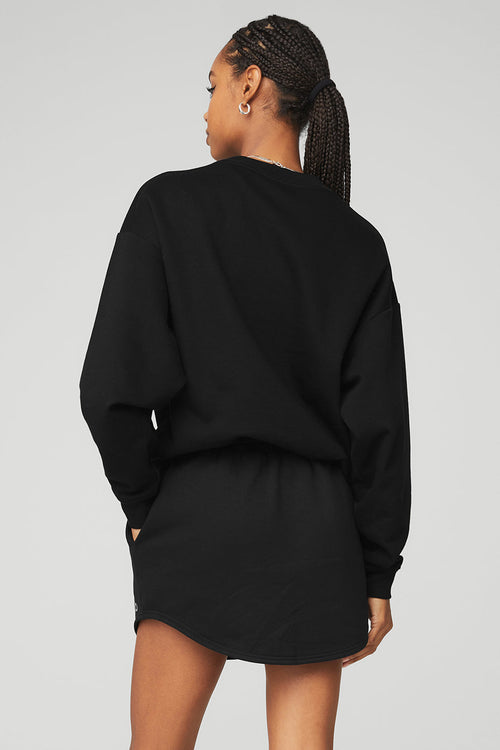Accolade Crew Neck Pullover - Black