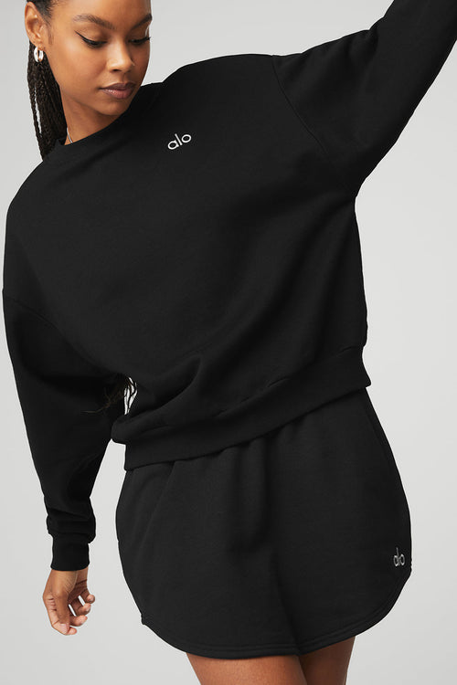 Accolade Crew Neck Pullover - Black