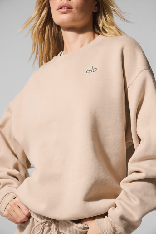 Accolade Crew Neck Pullover - Macadamia