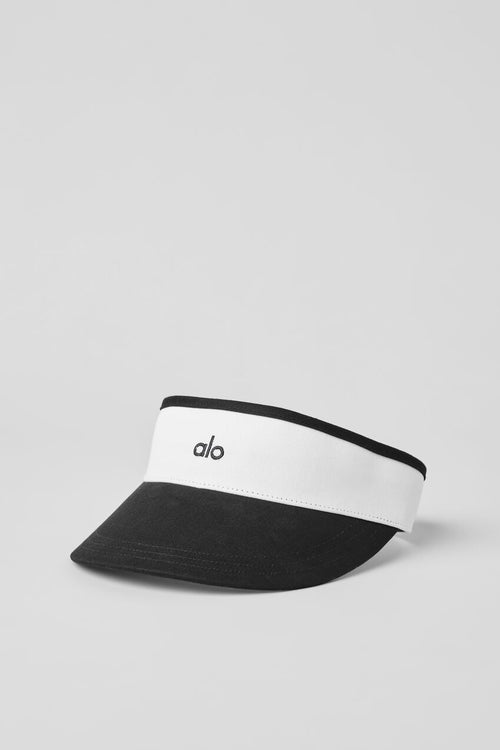 Colorblock Visor - Black/White