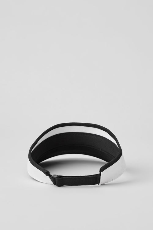 Colorblock Visor - Black/White