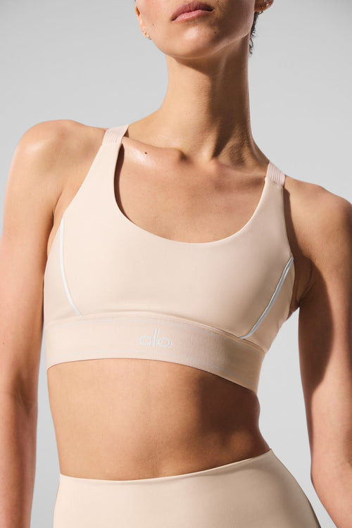 Airlift Suit Up Bra - Macadamia/White