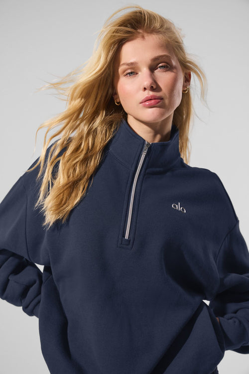Accolade 1/4 Zip Pullover - Navy