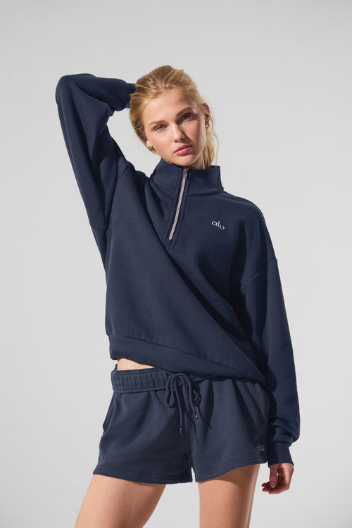 Accolade 1/4 Zip Pullover - Navy