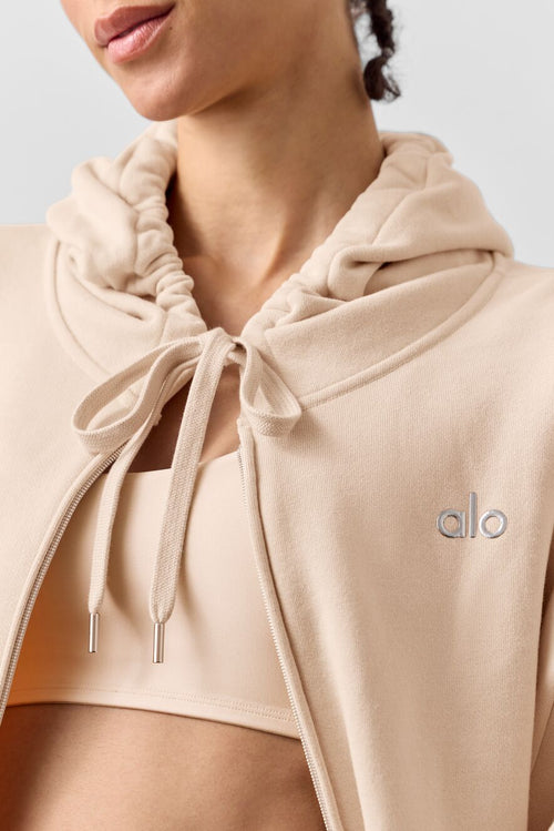 Accolade Full Zip Hoodie - Macadamia