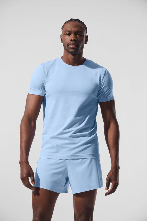 Conquer Reform Crewneck Short Sleeve - Seashell Blue