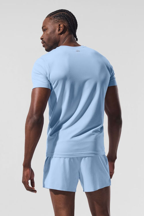 Conquer Reform Crewneck Short Sleeve - Seashell Blue