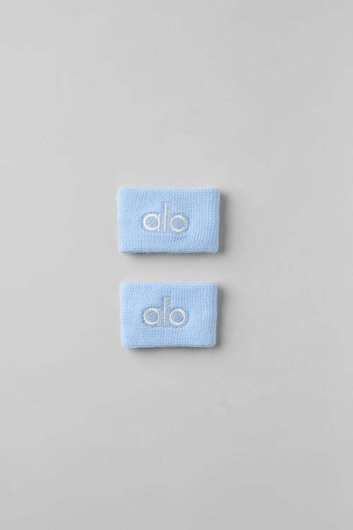 Glow Wristband (2-Pack) - Seashell Blue/White