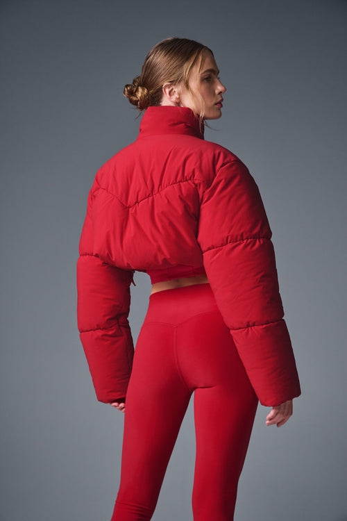 Main Act Corset Puffer - Bold Red