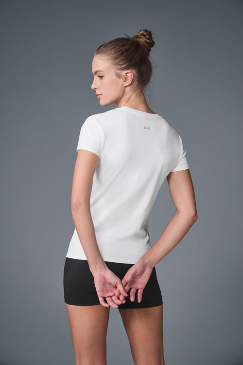 Alosoft Finesse Tee - White
