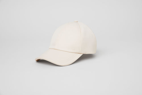 Satin Off-Duty Cap - Creme