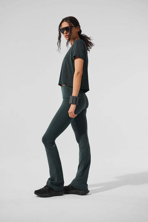 Cropped All Day Short Sleeve - Black