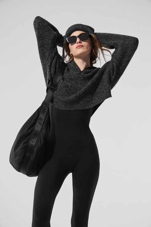 On The Go Gym Sling Bag - Black