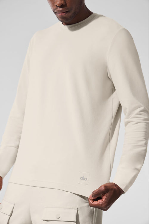 Double Take Long Sleeve Crew - Bone