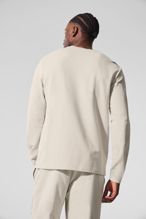 Double Take Long Sleeve Crew - Bone
