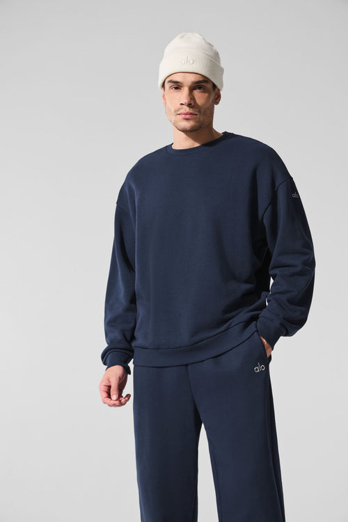 Chill Crew Pullover - Navy