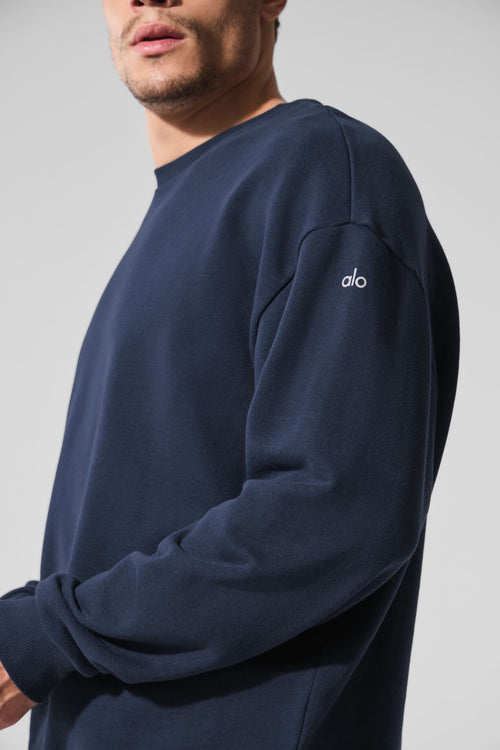 Chill Crew Pullover - Navy