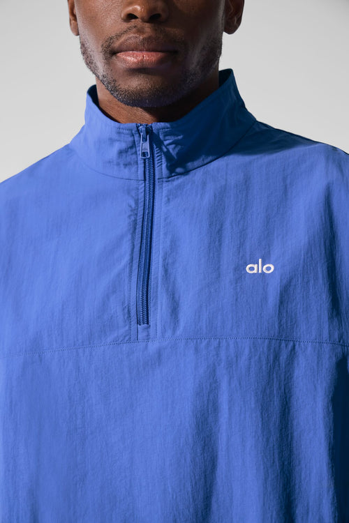 Light Weight Takeaway Track Pullover - Marathon Blue