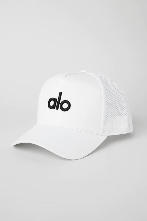 District Trucker Hat - White/Black