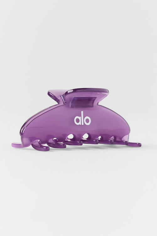 90's Claw Clip - Plum Kiss Clear
