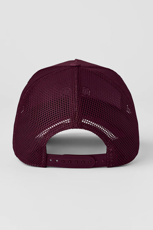 District Trucker Hat - Burgundy