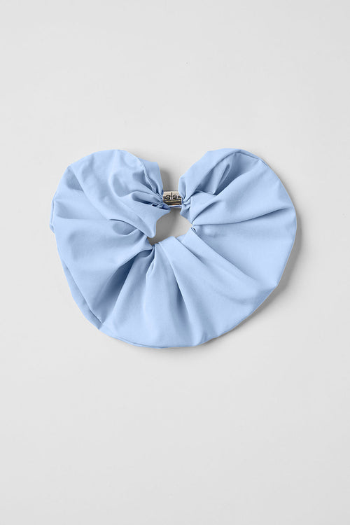 Bead It Oversized Scrunchie - Seashell Blue