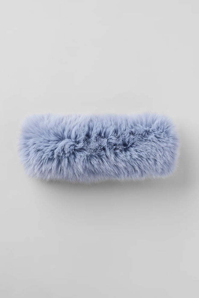 Opulent Faux Fur Wintersun Headband - Winter Frost