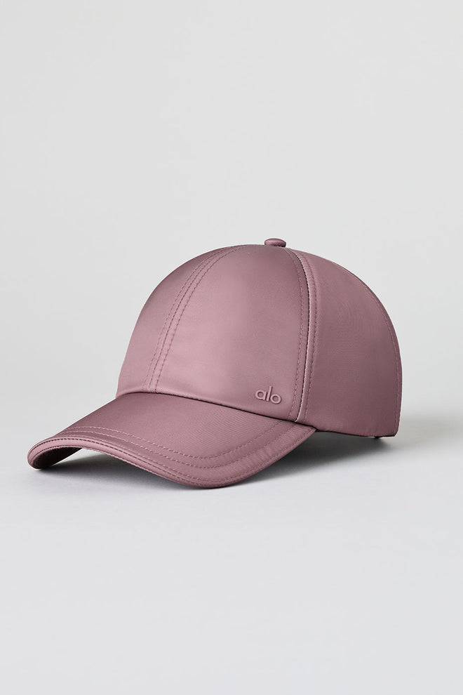 Satin Off-Duty Cap - Smoky Quartz