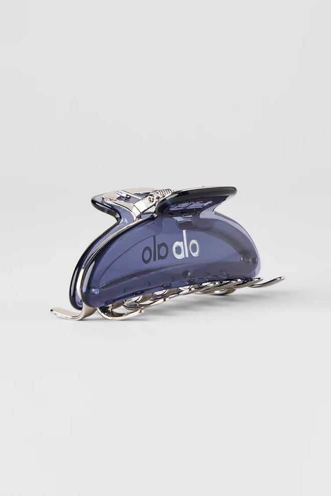 Acrylic Illusion Claw Clip - Bluestone/Chrome