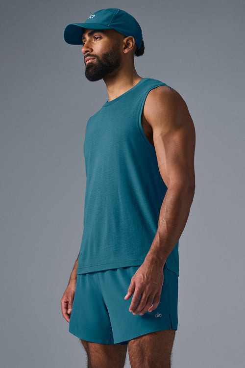 The Triumph Muscle Tank - Oceanic Teal
