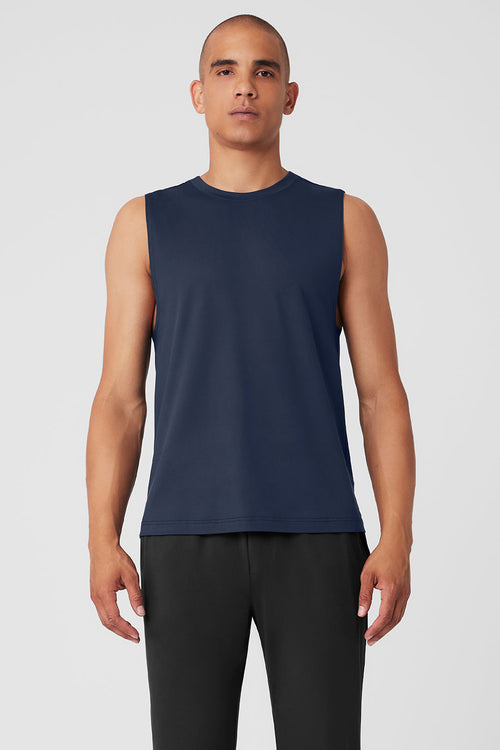 Conquer Muscle Tank - Navy