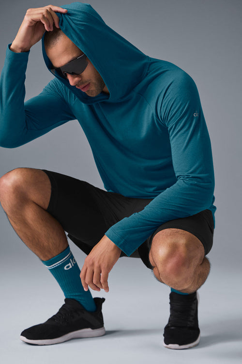 Core Hooded Runner - Oceanic Teal