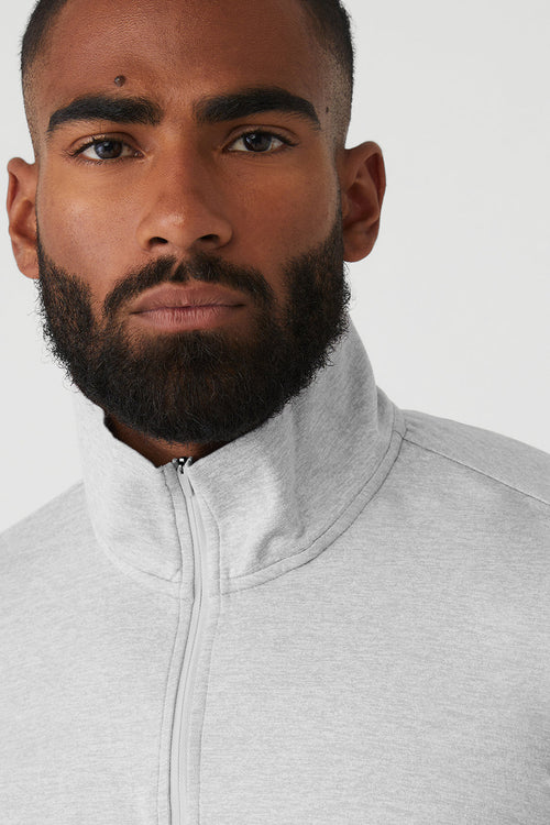 Conquer 1/4 Zip Reform Long Sleeve - Athletic Heather Grey