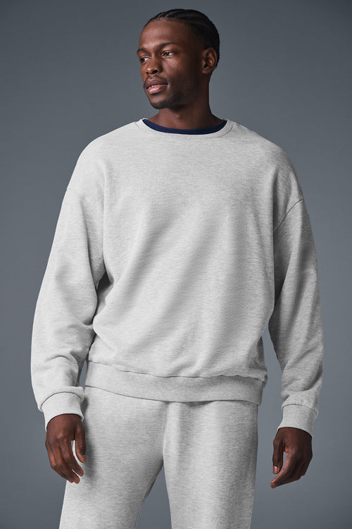 Chill Crew Neck Pullover - Athletic Heather Grey