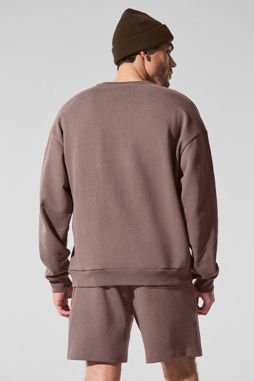 Chill Crew Neck Pullover - Mushroom