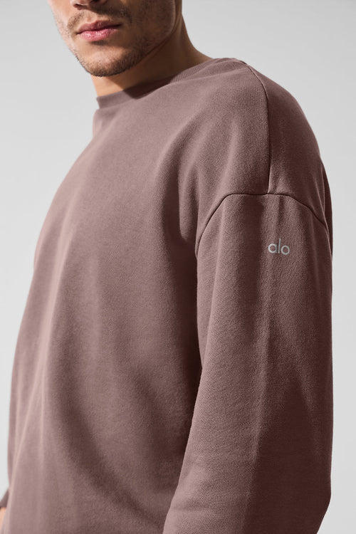 Chill Crew Neck Pullover - Mushroom