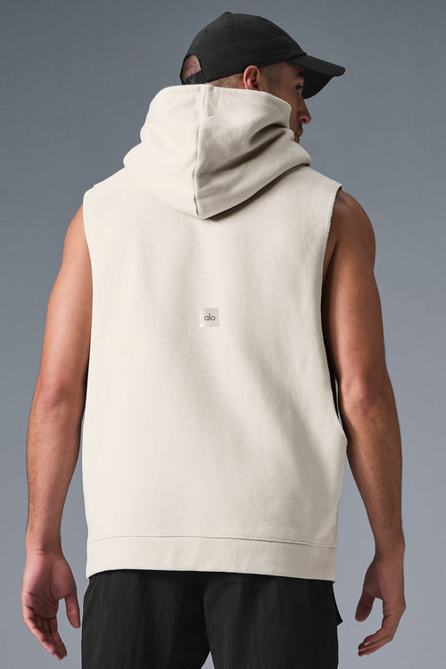 Renown Sleeveless Hoodie - Bone