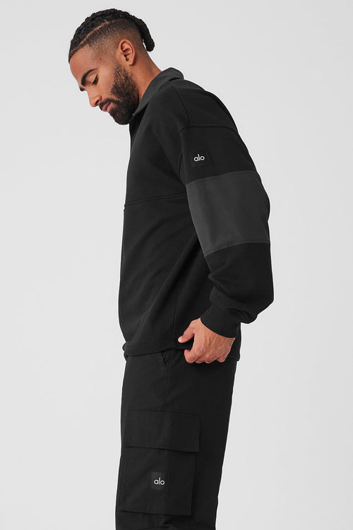 Mixmatch Rugby Sweatshirt - Black