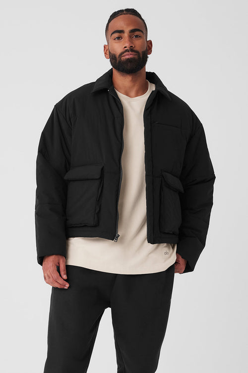 Voyage Utility Cargo Jacket - Black